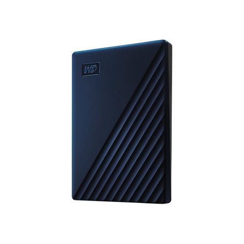 WD My Passport for Mac WDBA2D0020BBL - Disque dur - chiffré - 2 To - externe (portable) - USB 3.2 Gen 1 - AES 256 bits - bleu nuit