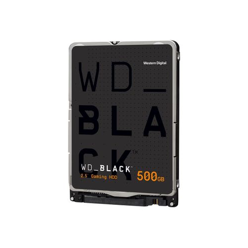 WD Black WD5000LPSX - Disque dur - 500 Go - interne - 2.5" - SATA 6Gb/s - 7200 tours/min - mémoire tampon : 64 Mo