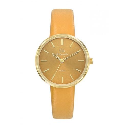 Go Girl Montre Femme Acier Dor? Cuir Marron 699446