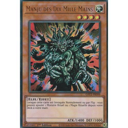 Carte Yu-Gi-Oh - Manju Des Dix Mille Mains - Gfp2-Fr099 - Ultra-Rare -