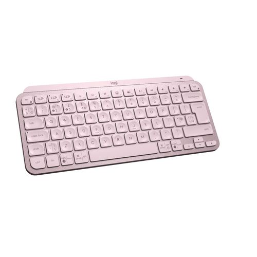Logitech MX Keys Mini - Clavier rétroéclairé Bluetooth QWERTY R.-U. - rose