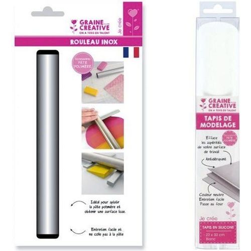Rouleau Et Tapis Modelage Pour Pâte Polymère