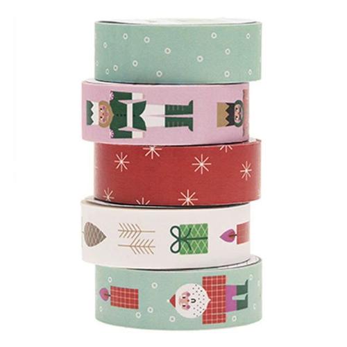 Set De 5 Masking Tapes Noël - Fsc