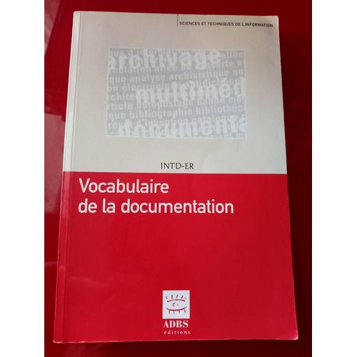 Vocabulaire De La Documentation