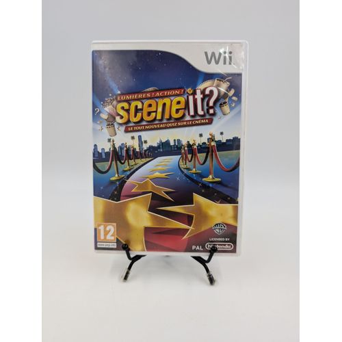 Jeu Nintendo Wii Scene It ? Lumière ! Action ! En Boite, Sans Notices