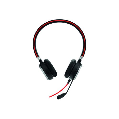 Jabra Evolve 40 UC stereo - Micro-casque - sur-oreille - filaire - USB-C