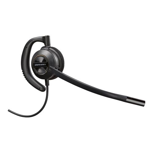 Poly EncorePro 540D - EncorePro 500 series - micro-casque - sur-oreille - convertible - filaire - Quick Disconnect - noir