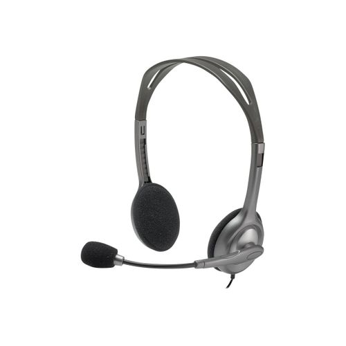 Logitech Stereo Headset H110 - Micro-casque - sur-oreille - filaire