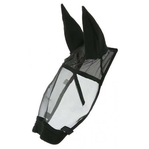 Masque Anti-Mouches Equithème "Training" - Couleur : Noir, Taille : Pur-Sang