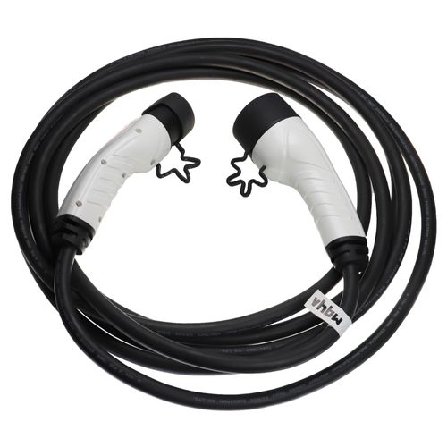 Vhbw Câble De Charge Voiture Électrique, Triphasé, 16 A, 11 Kw, 7 M Type 2 Vers Type 2 Compatible Avec Seat Leon E-Hybrid, Mo 125, Mo 50
