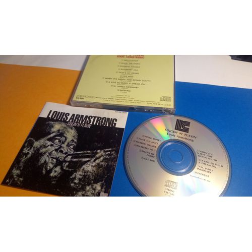 Louis Armstrong Singin' N' Playin Cd Japan