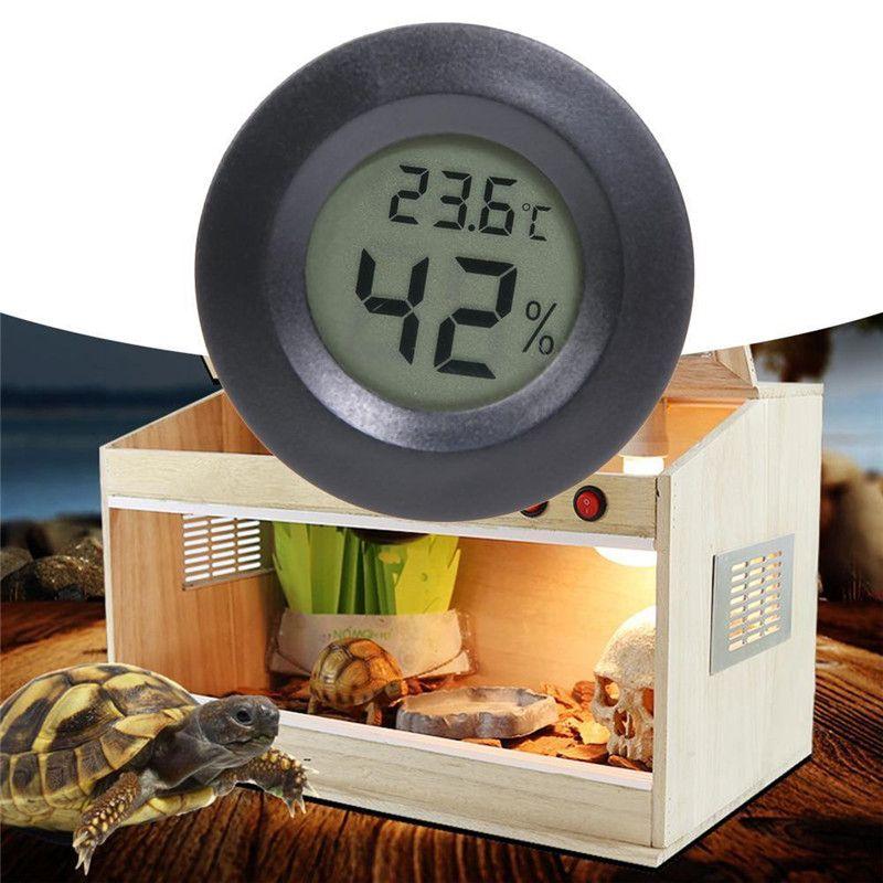 Thermomètre reptile avec hygromètre numérique à ventouse pour