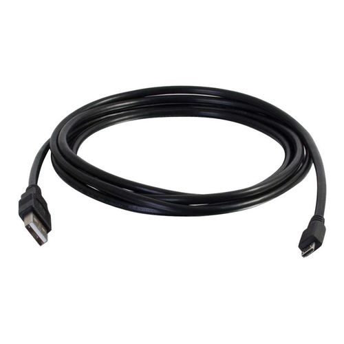 C2G USB 2.0 A to Micro B Cable - Câble USB - USB (M) pour Micro-USB de type B (M) - USB 2.0 - 4 m - noir