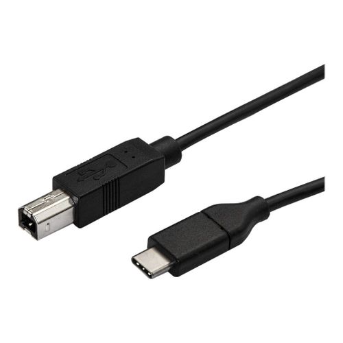 StarTech.com Câble USB C - 3 m - USB-C vers USB-B - Câble imprimante - USB 2.0 - Cordon USB Type-C - Câble imprimante USB C - Câble USB - 24 pin USB-C (M) droit pour USB type B (M) droit -...