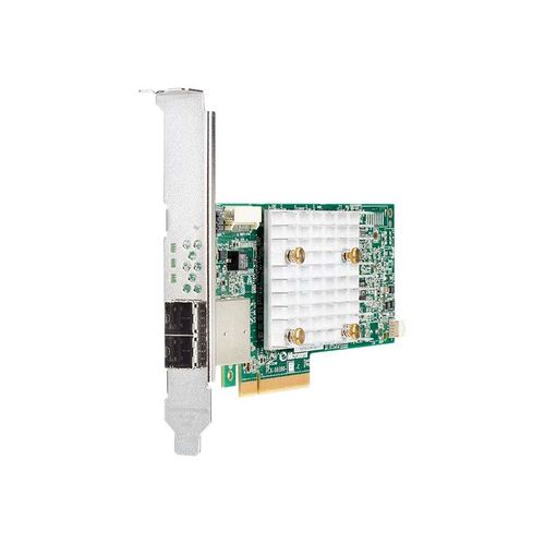 HPE Smart Array E208e-p SR Gen10 - Contrôleur de stockage (RAID) - 8 Canal - SATA 6Gb/s / SAS 12Gb/s - RAID 0, 1, 5, 10 - PCIe 3.0 x8 - pour ProLiant DL325 Gen10, DL345 Gen10, DL360 Gen10, DL380...