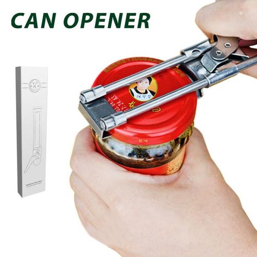 Ouvre-Bouteille De Bière Multifonctionnel Réglable En Acier Inoxydable, 1 Pièce, Ouvre-Bouteille Manuel Avec Bouton Tournant, Fournitures De Cuisine