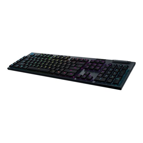 Logitech Gaming G915 - Clavier - backlit - sans fil - USB, Bluetooth, 2.4 GHz - AZERTY - Français - commutateur : GL Tactile - noir