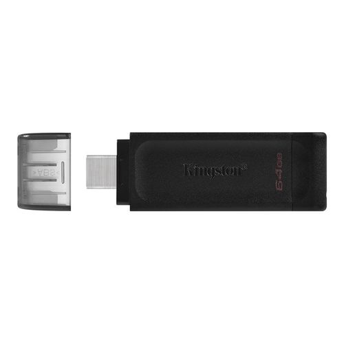 Kingston DataTraveler 70 - Clé USB - 64 Go - USB-C 3.2 Gen 1