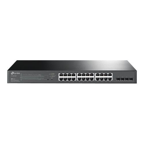 TP-Link JetStream TL-SG2428P - Commutateur - intelligent - 24 x 10/100/1000 (PoE+) + 4 x SFP - Montable sur rack - PoE+ (250 W)