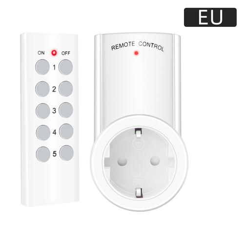 Adaptateur de prise de courant intelligent sans fil, 9938P RF, 433mhz, télécommande, interrupteur électrique mural, lampe domestique, prise EU UK US FR, 40% de réduction