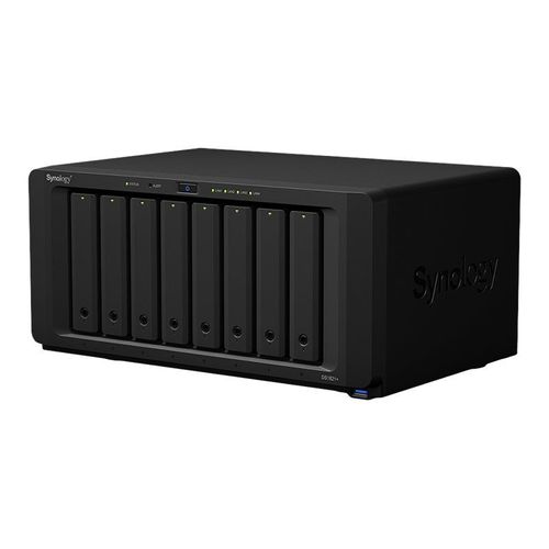Synology Disk Station DS1821+ - Serveur NAS - 8 Baies - SATA 6Gb/s - RAID 0, 1, 5, 6, 10, JBOD - RAM 4 Go - Gigabit Ethernet - iSCSI support
