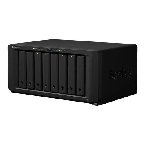 Synology Disk Station DS1821+ - Serveur NAS - 8 Baies - SATA 6Gb/s - RAID RAID 0, 1, 5, 6, 10, JBOD - RAM 4 Go - Gigabit Ethernet - iSCSI support