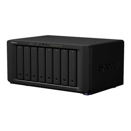 Synology Disk Station DS1821+ - Serveur NAS - 8 Baies - SATA 6Gb/s - RAID 0, 1, 5, 6, 10, JBOD - RAM 4 Go - Gigabit Ethernet - iSCSI support