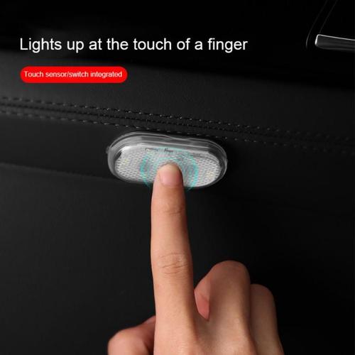 Eclairage intérieur Voiture à LED sans Fil,Eclairage intérieur Voiture  Rechargeable par USB,7 Couleurs Eclairage intérieur Voiture lumière