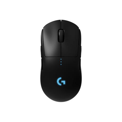 Logitech G Pro - Souris - droitiers et gauchers - optique - sans fil - 2.4 GHz - récepteur sans fil USB