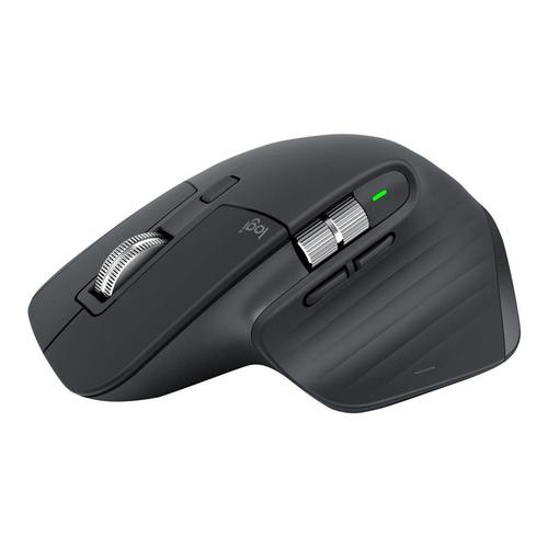 Logitech Master Series MX Master 3S - Souris - ergonomique - optique - 7 boutons - sans fil - 2.4 GHz, Bluetooth - récepteur USB Logitech Logi Bolt - graphite