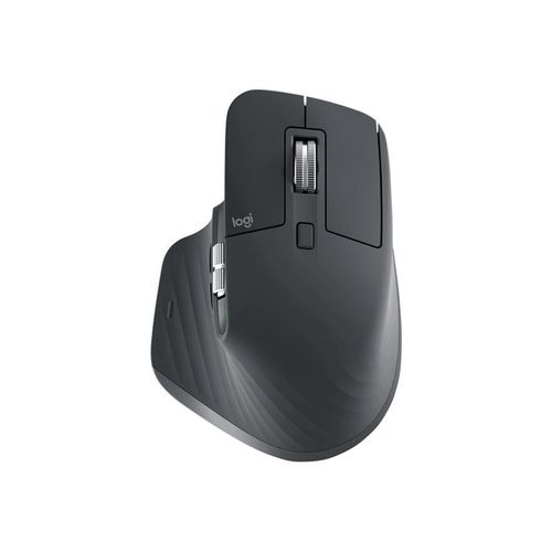 Logitech Master Series MX Master 3S for Business - Souris - ergonomique - pour droitiers - optique - 7 boutons - sans fil - Bluetooth - récepteur USB Logitech Logi Bolt - graphite