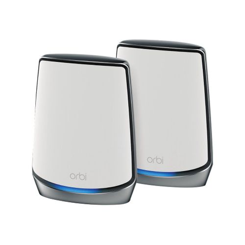 NETGEAR Orbi Système Wi-Fi RBK852 - Système Wi-Fi - (routeur, rallonge) - jusqu'à 350 m² - maillage 1GbE, 2.5GbE - Wi-Fi 5, Wi-Fi 6 - Tri-bande