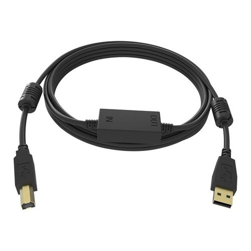 Vision Professional - Câble USB - USB (M) pour USB type B (M) - USB 2.0 - 15 m - actif - noir