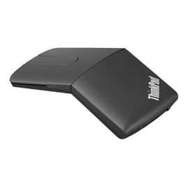 Lenovo ThinkPad X1 Presenter Mouse - Souris - droitiers et gauchers - laser - 3 boutons - sans fil - Bluetooth 5.0, 2.4 GHz - récepteur sans fil USB - noir