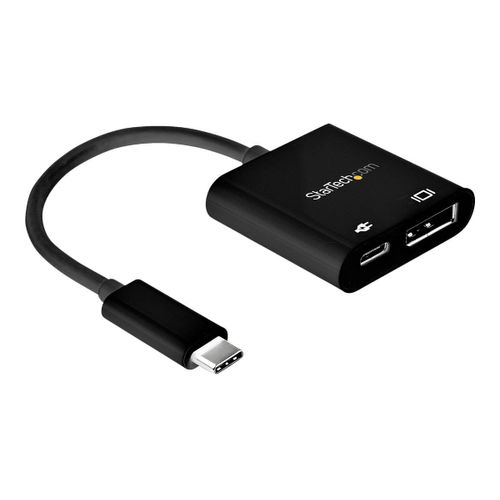 StarTech.com Adaptateur USB-C vers DisplayPort - Power Delivery - 8K 30Hz - Adaptateur USB / DisplayPort - 24 pin USB-C (M) pour DisplayPort, 24 pin USB-C (F) - Thunderbolt 3 / DisplayPort 1.4 -...