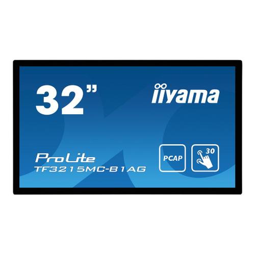 iiyama ProLite TF3215MC-B1AG - Écran LED - 32" - cadre ouvert - écran tactile - 1920 x 1080 Full HD (1080p) @ 60 Hz - A-MVA3 - 500 cd/m² - 3000:1 - 8 ms - HDMI, VGA - noir