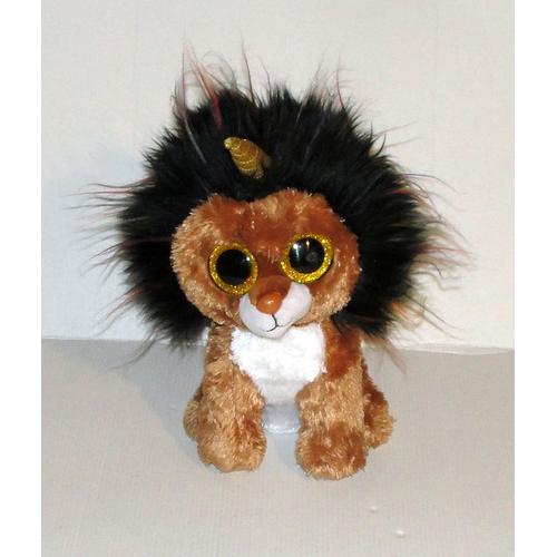 Peluche Lion Licorne Ty - Doudou Licorne Tysilk Sheel Juratoys 23 Cm