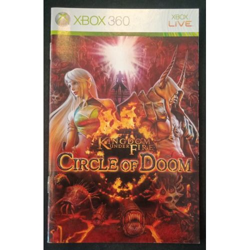Kingdom Under Fire - Circle Of Doom - Notice Officielle - Microsoft Xbox 360
