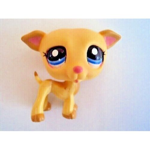Petshop Chien Levrier Dog Greyhound # 2041 Littlest Figurine Pet Shop Lps Hasbro