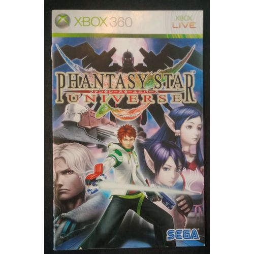 Phantasy Star Universe - Notice Officielle - Microsoft Xbox 360