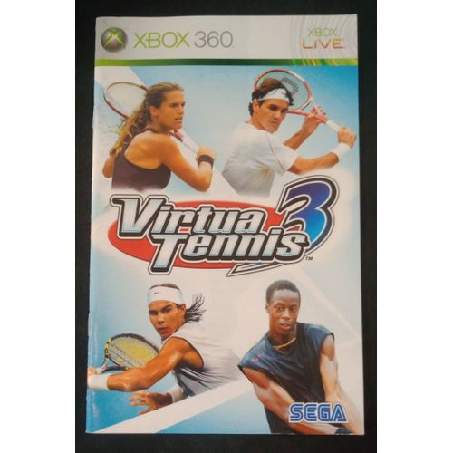 Virtua Tennis 3 - Notice Officielle - Microsoft Xbox 360