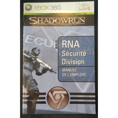 Shadow Run - Notice Officielle - Microsoft Xbox 360