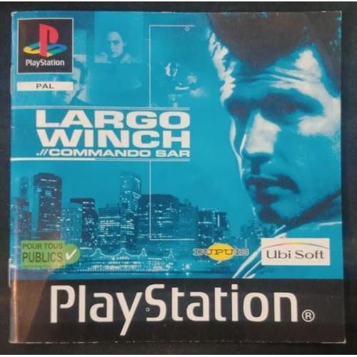 Largo Winch Commando Sar - Notice Officielle - Sony Playstation - Ps1