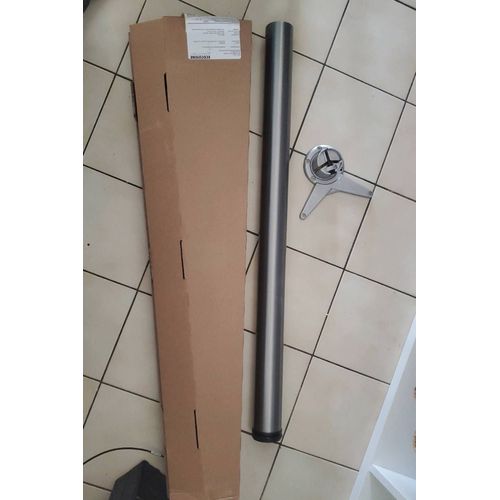 Vend Pied Pour Table D.60mm Reglable 870 890 Aspect Inox Neuf Dans Sa Boîte Jamais Utilisé