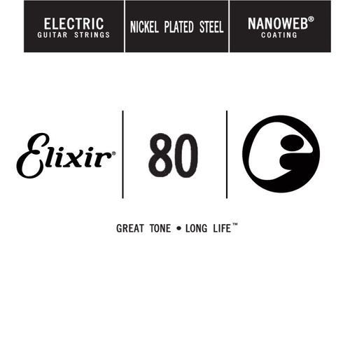 Elixir 15280 - Corde Électrique Au Détail Filé 080