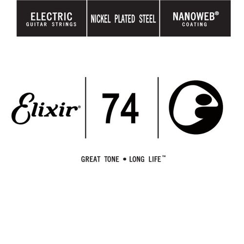 Elixir 15274 - Corde Électrique Au Détail Filé 074