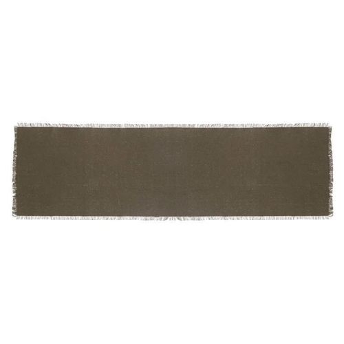Chemin De Table "Maha" 38x140cm Vert Kaki