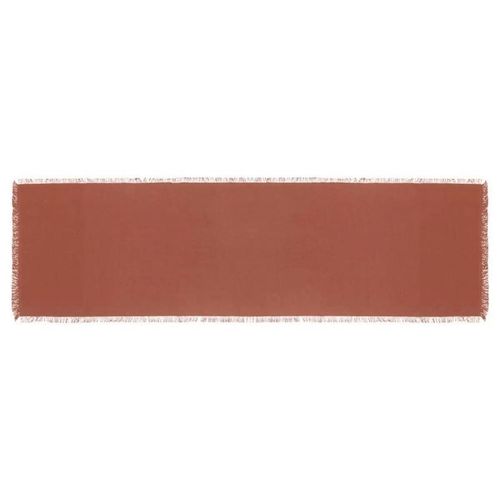Chemin De Table "Maha" 38x140cm Terracotta