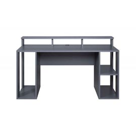 Paris Prix - Bureau Design "Gamer" 160cm Anthracite