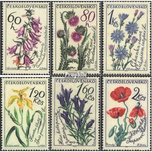 Tchécoslovaquie 1471-1476 (Édition Complète) Neuf 1964 Fleurs
